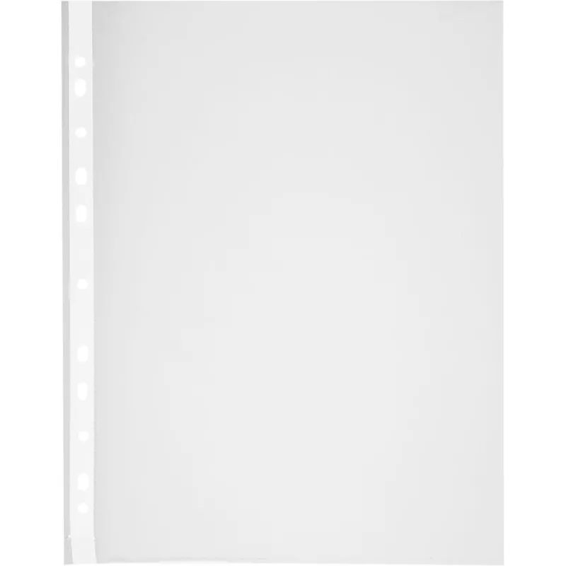 Файл-вкладыш А4 40мкм Attache Элементари с перфорацией,100 шт