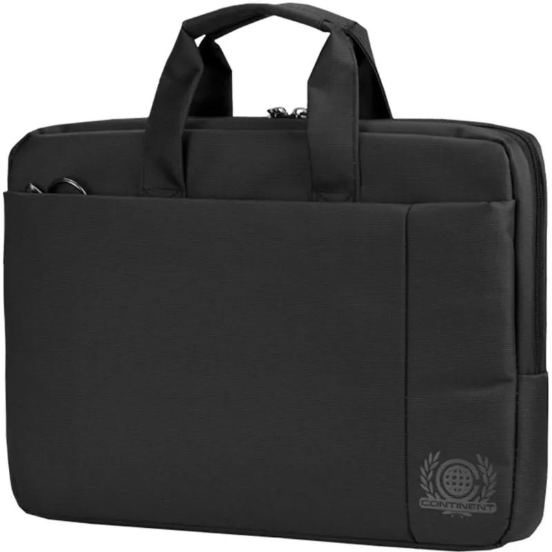 Сумка для ноутбука 15.6, Continent, черная, CC-215 BK