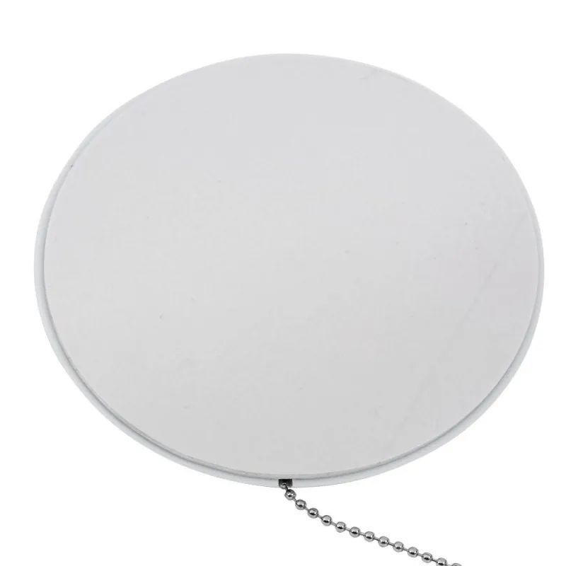 Ручка шариковая на подставке на липучке KP1009 в держателе с цепочк цв.бел