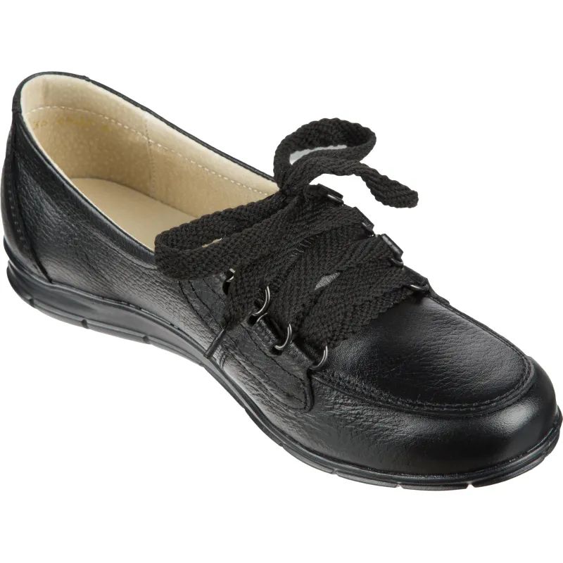 Полуботинки Танго жен.на шнурках, цв.черн.(4504л)(р.41)