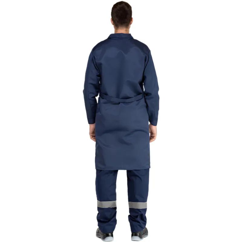 Халат муж. смесовый у03-ХЛ синий(р.52-54) 170-176