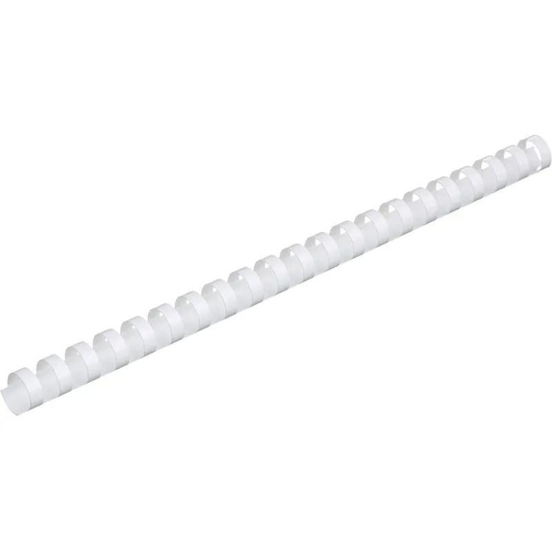 Пружины для переплета пластиковые Promega office 19мм белые 100шт/уп.