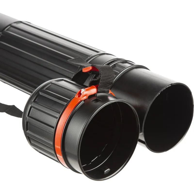 Тубус D90мм,L630-1100мм,черный,на ремне,ПТ-11