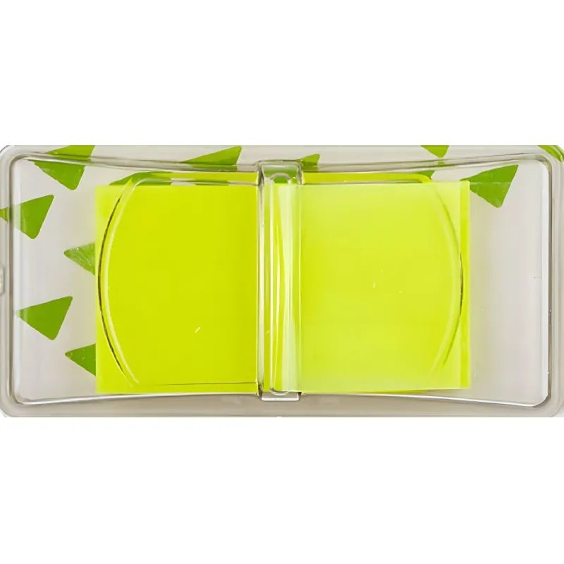 Клейкие закладки пласт. 1цв.по 50л. 25ммх45 неон желт Attache Selection