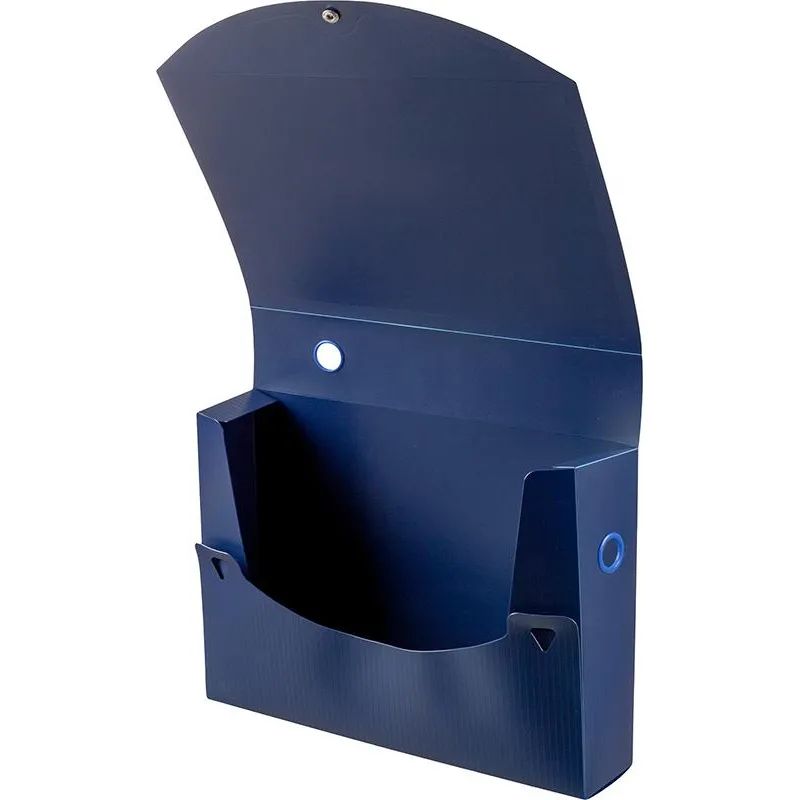 Короб архивный на кнопке Attache 70 мм пластик,синий