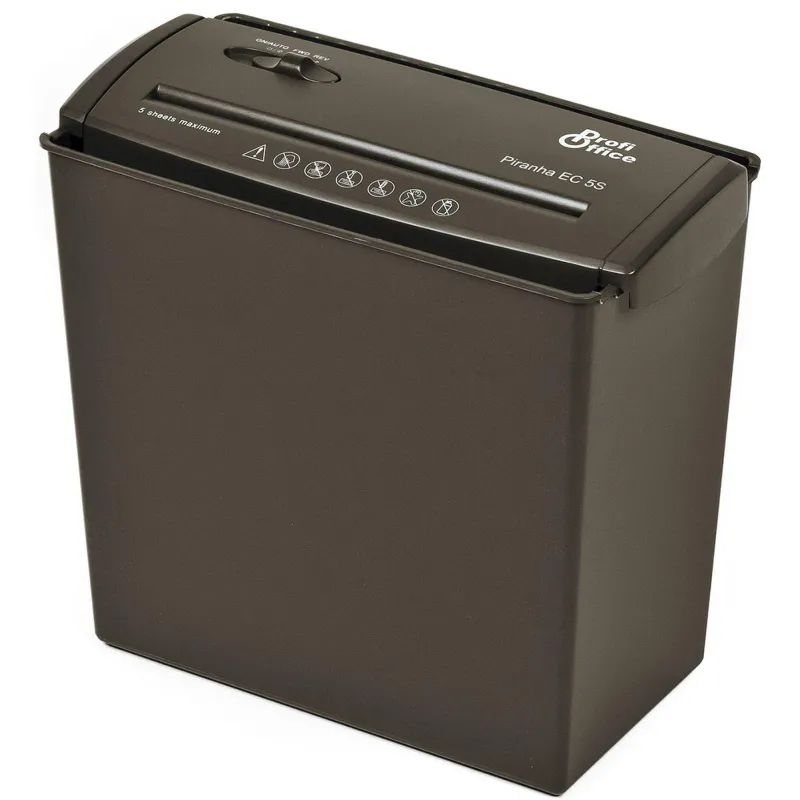 Шредер (уничтожитель) ProfiOffice Piranha EC5S, 1ур.секр.,6лист, 10л