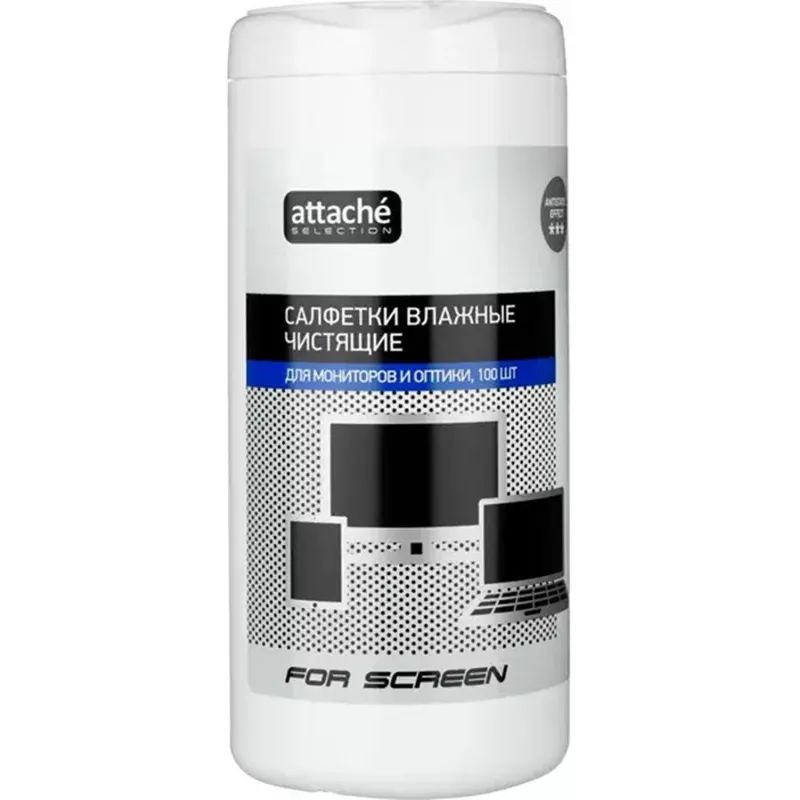 Салфетки д/экранов Luscan, туба, 100 шт, 130х170