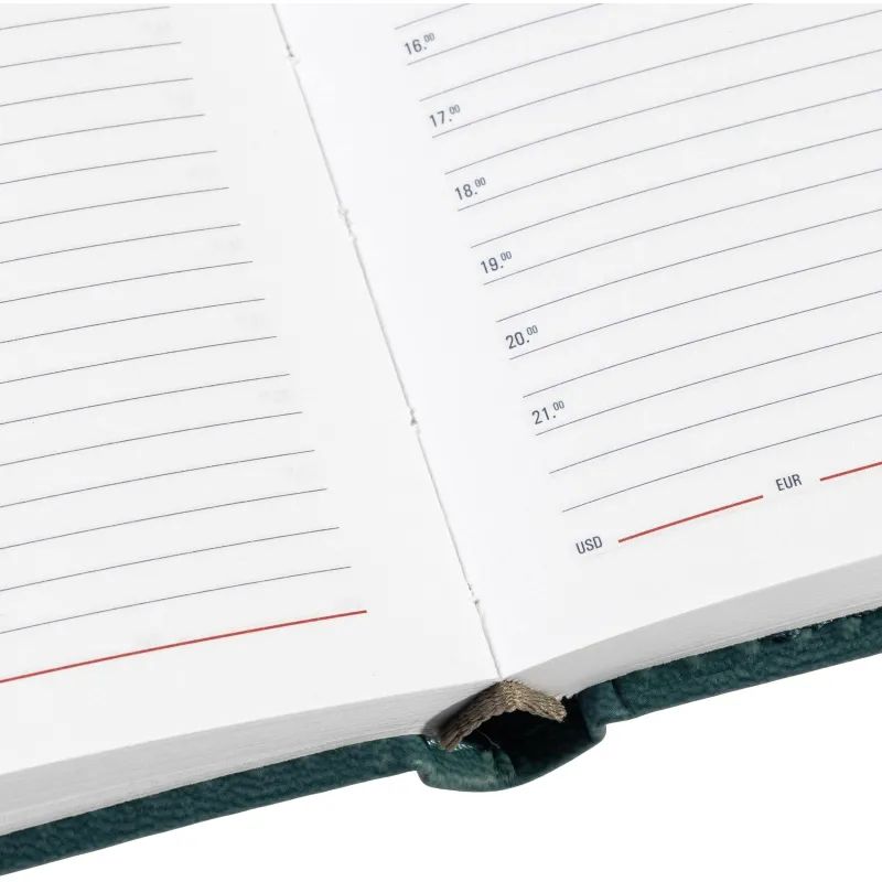 Ежедневник недатированный бирюзовый,А6,110х155мм,176л,ATTACHE Сиам