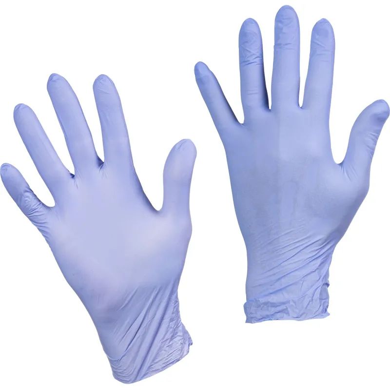 Перчатки однораз. PACLAN нитрил неопудренные синие 407881 р.L 100шт/уп,ПС