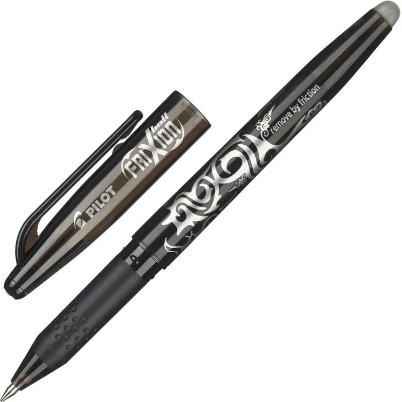 Ручка гелевая PILOT BL-FR7 Frixion резин.манжет черный 0,35мм Япония