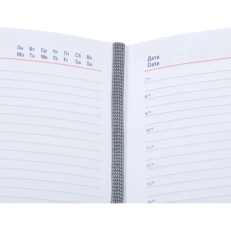 Ежедневник недатированный красный,А6,110х155мм,176л,ATTACHE Сиам