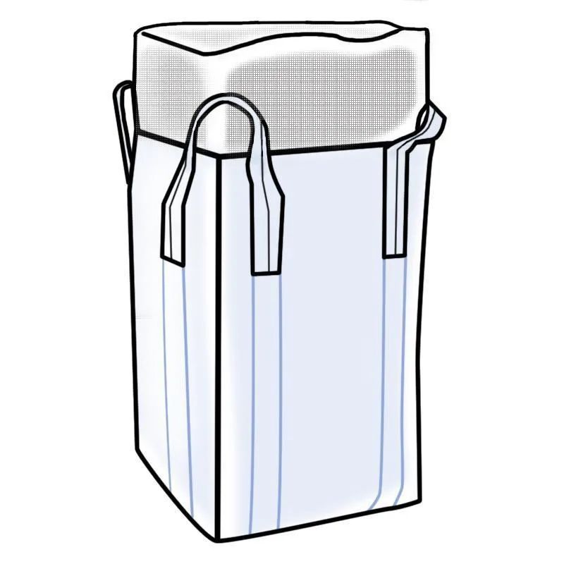 Биг Бэг 4-х стропный, 95x95x130 см., верх-юбка, дно глухое