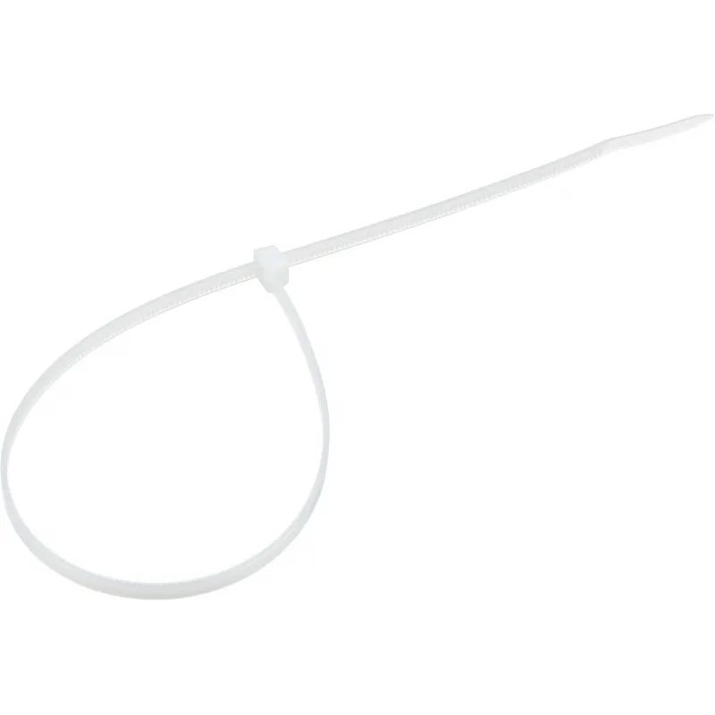 Стяжка (хомут) 300 мм х 3.6 мм, 100 шт, нейлон, Rexant, белый, 07-0300