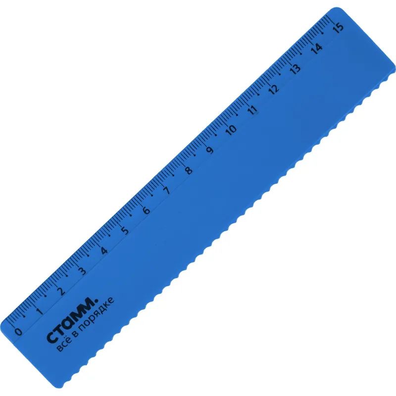 Линейка 15см с волнистым краем NEON Cristal ЛН174