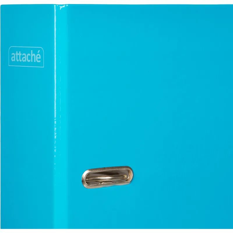 Папка-регистратор Attache Fantasy 75мм ламин.картон голубой, бум/лам.карт