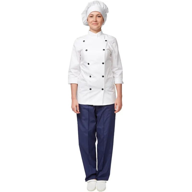 Куртка поварская универс. у14-КУ белая (р.52-54) р.158-164