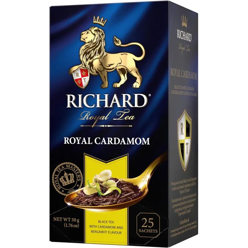 Чай Richard Royal Cardamom черный 25 сашет 12403