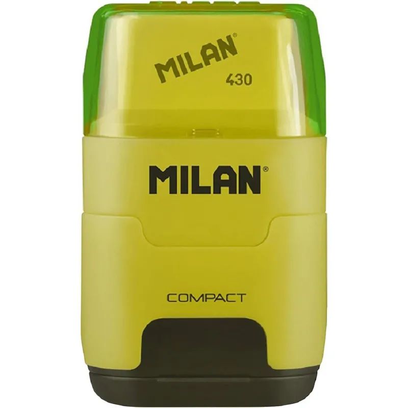 Ластик-точилка Milan Compact Fluo, цв в асс 4719116