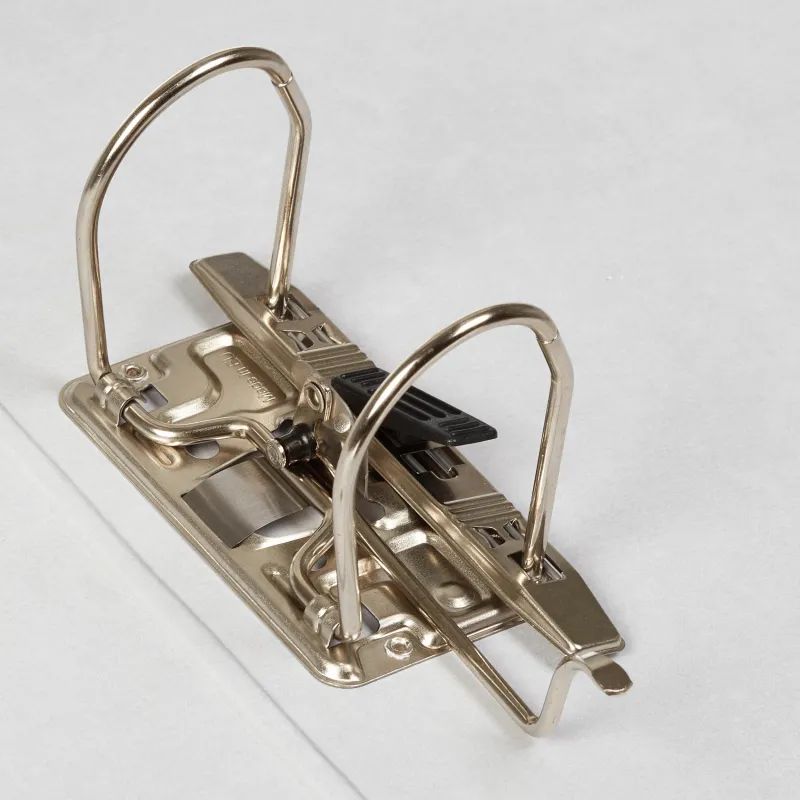 Папка-регистратор 75 мм Attache мрамор,мет.уг.,син кореш,карм.кор,бум/бум