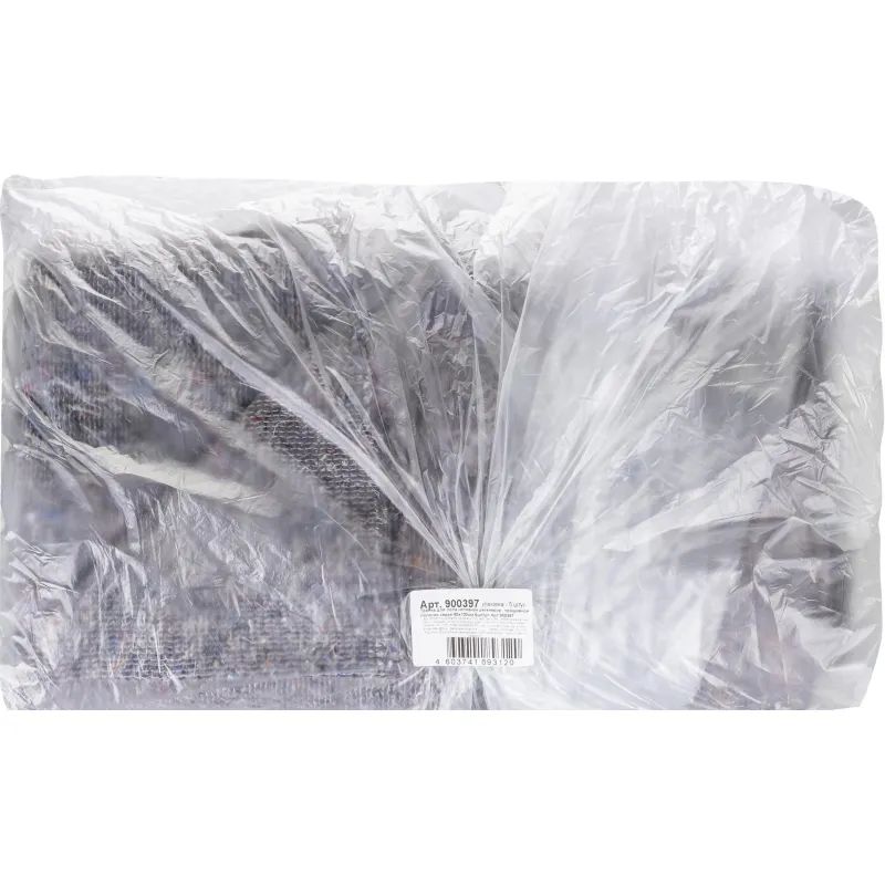 Тряпка для пола нетканое регенерир. прошивное полотно серое 80х100см 5шт/уп