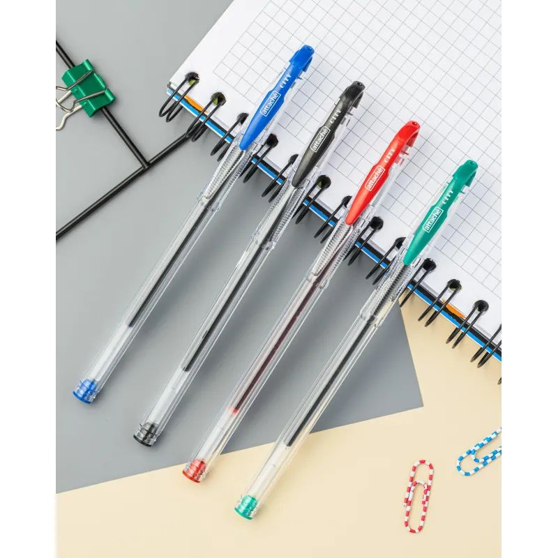 Набор гелевых ручек неавтомат. Attache City набор 4цв. Россия