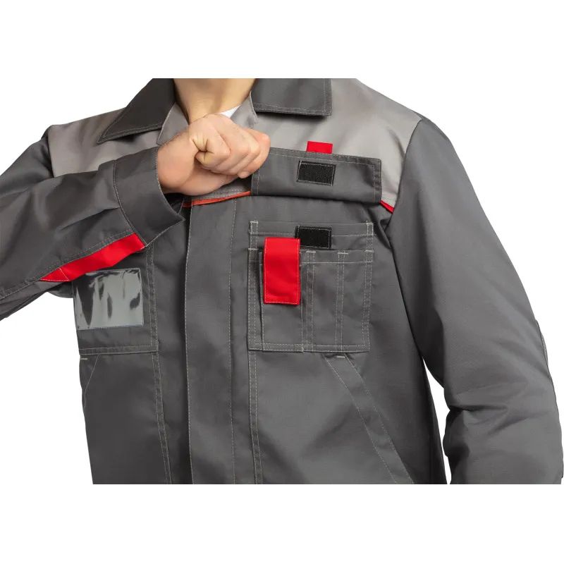 Костюм летний муж л10-КБР т-сер/св-сер(р.44-46) 182-188 (серия Л)