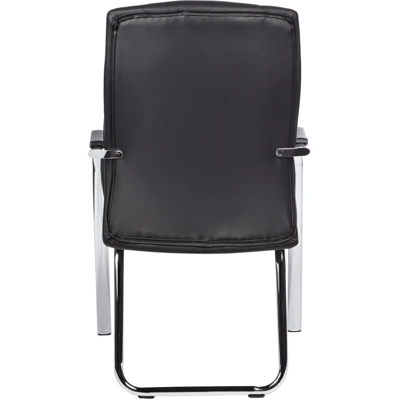 Конференц-кресло BN_TQ_Echair-807 VPU кожзам черный, хром