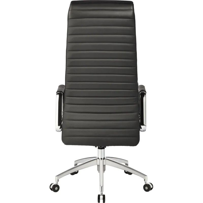 Кресло BN_Fc_Руководителя Echair-528 ML кожа черная, алюминий