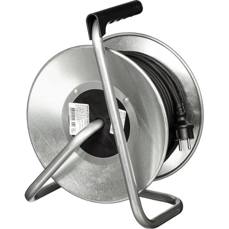 Удлинитель 30 м метал. катушка LUX КГ 3x1.5кв.мм,16А, 4 розетки с з/к44130