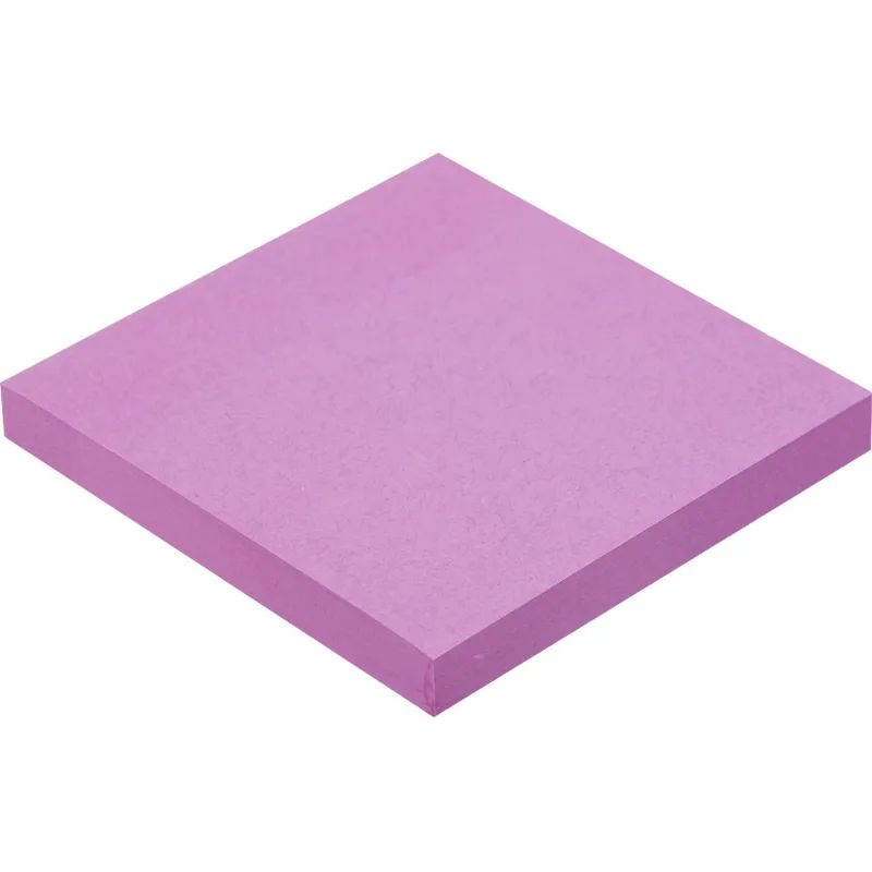 Стикеры Attache Selection с клеев. краем 76х76, неон, фиолет. 100л