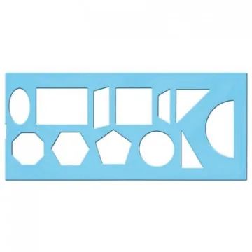 Трафарет геометрических фигур &#039;ТТ11