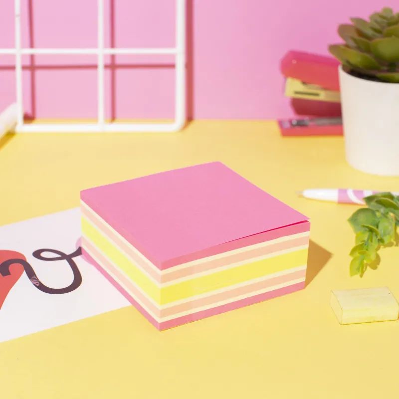 Стикеры Attache Selection куб 76х76, клубничный микс 400 л