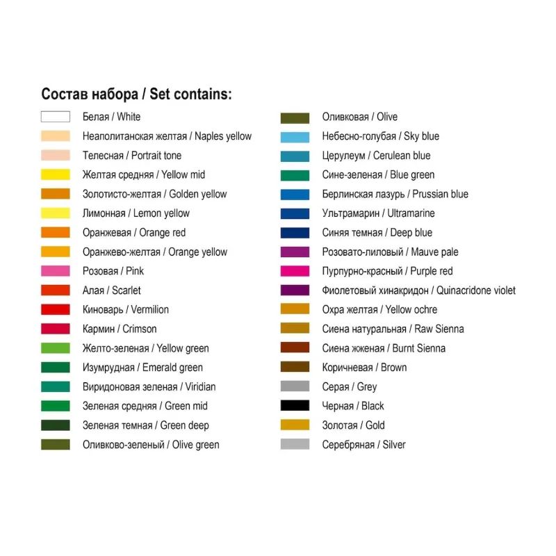 Пастель масляная Сонет 36цв 7041157
