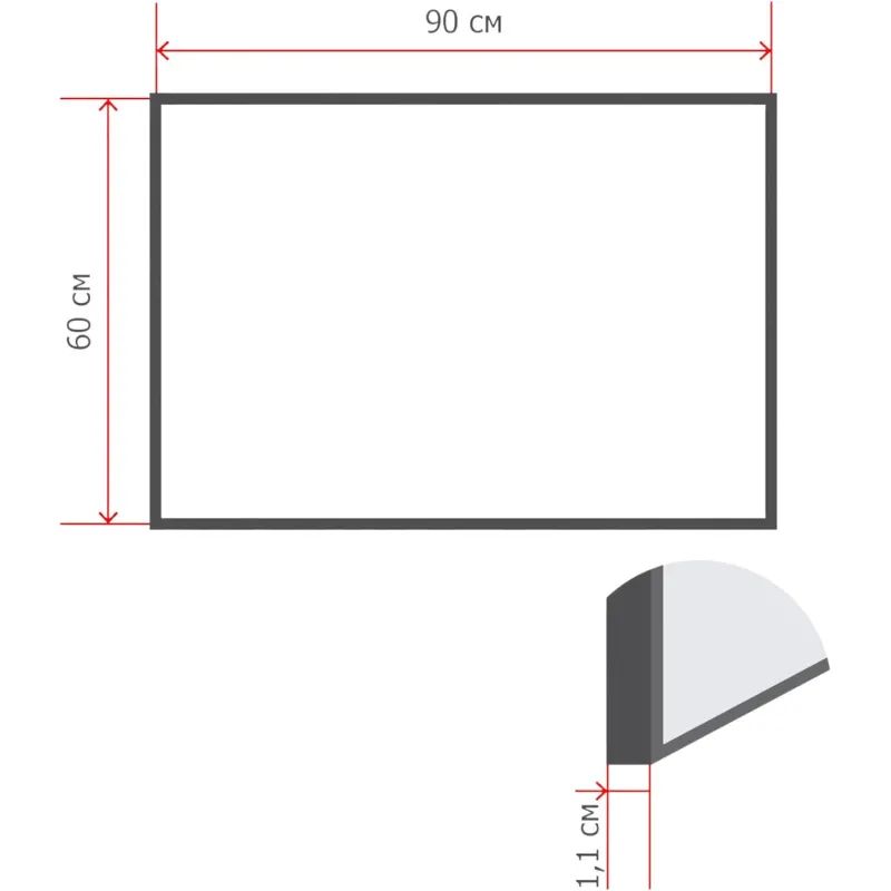 Доска текстильная для информ. 60х90 синяя Attache Россия