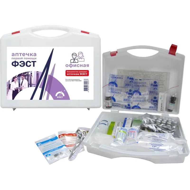 Аптечка первой помощи офисная ФЭСТ(до 30 человек)(полистир)№ 5.1 1016
