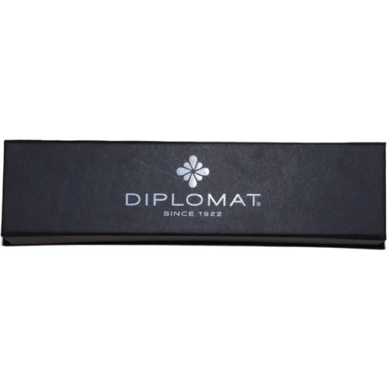 Ручка перьевая DIPLOMAT Traveller black lacquer F синий D10424950