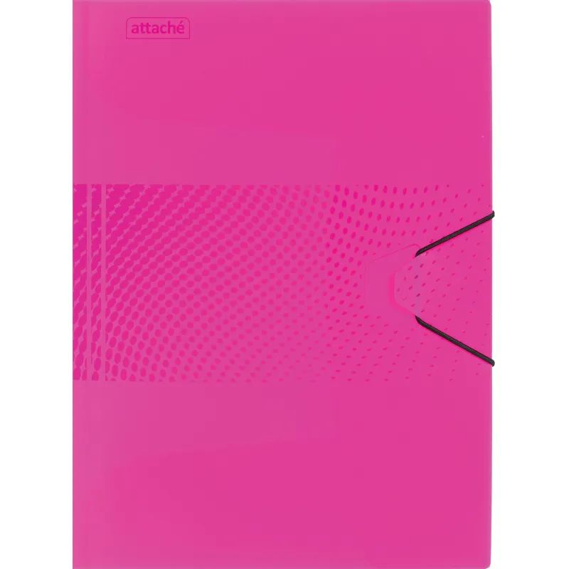 Папка на резинках Attache Digital,розовый