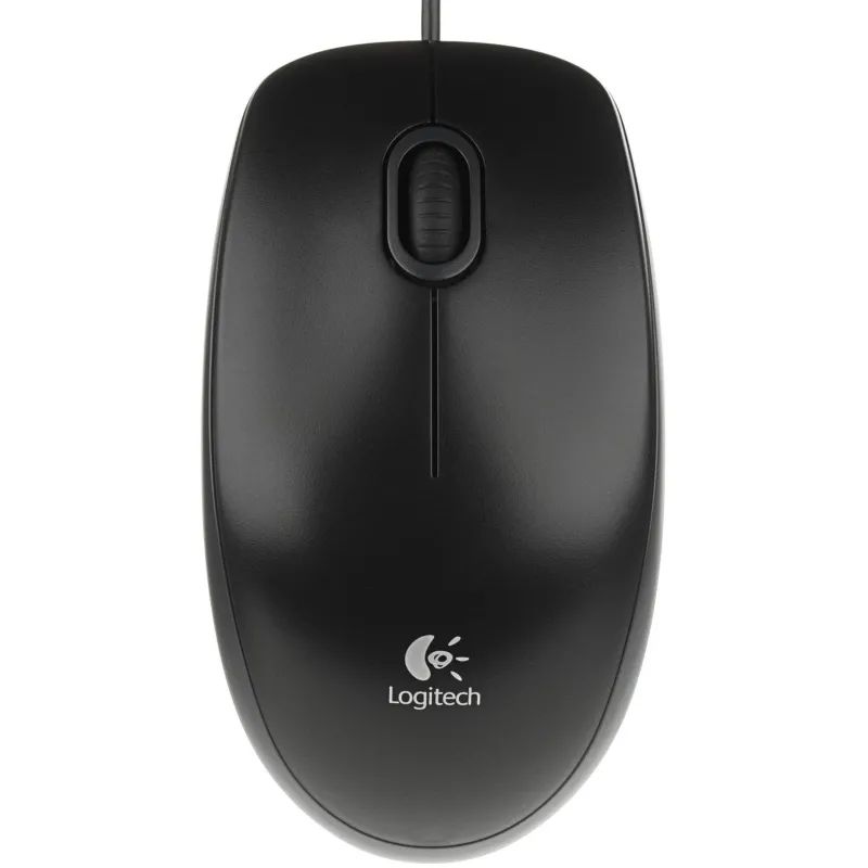 Мышь компьютерная Logitech B100 Optical Mouse USB (910-003357)