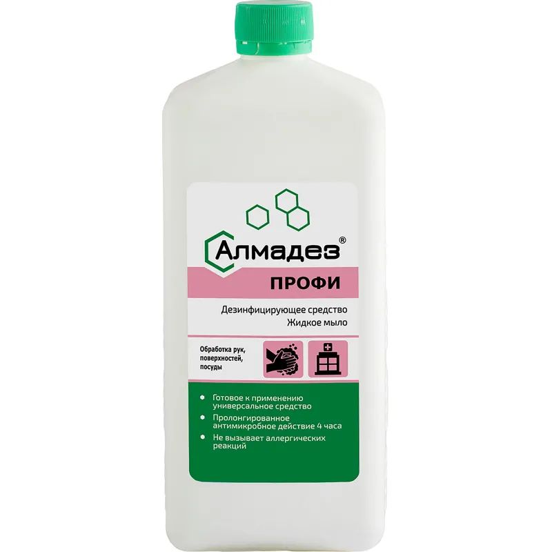 Мыло жидкое дезинф. Алмадез-Профи 1 л (крышка)