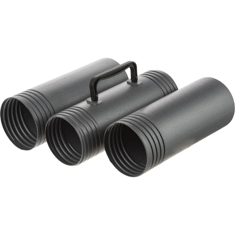 Тубус D100 мм,L650 мм,3секц,с ручкой,серый ПТ-42