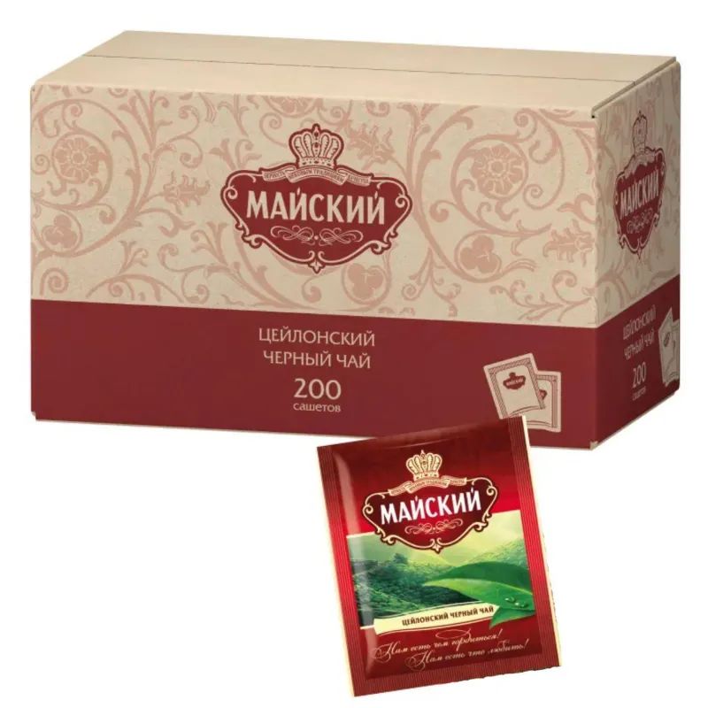 Чай Майский черный 2гx200 сашет 14286
