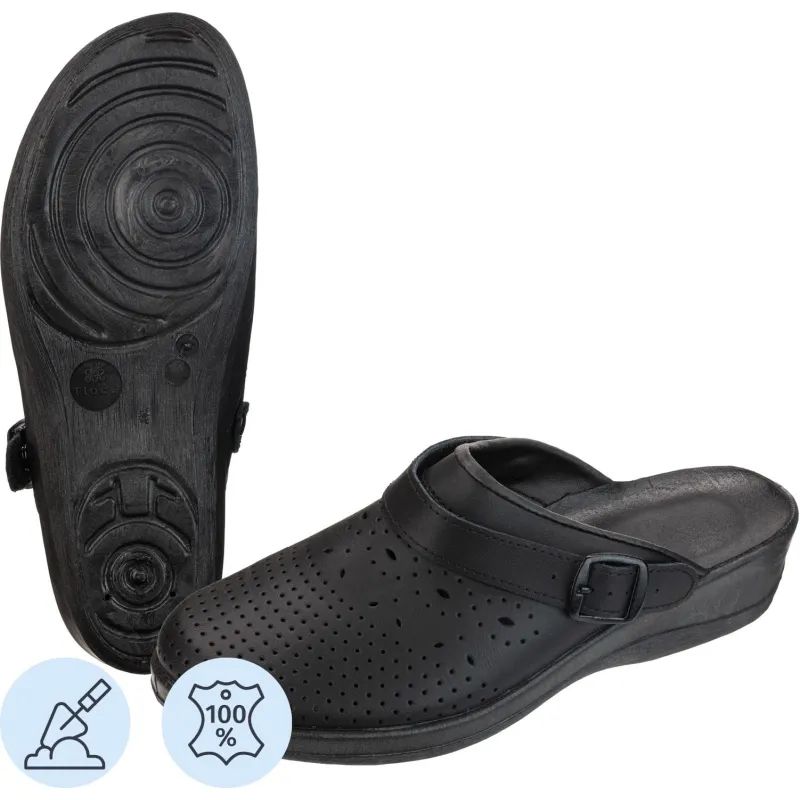 Сабо Яна/Лера жен.нат.кожа цв.черный(р.36) (51-03/69580105)