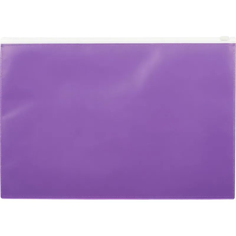 Папка-конверт на молнии А4 Attache Color , фиолетов