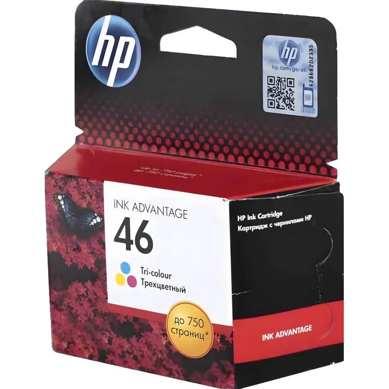Картридж струйный HP 46 CZ638AE цв. для DJ 2520hc