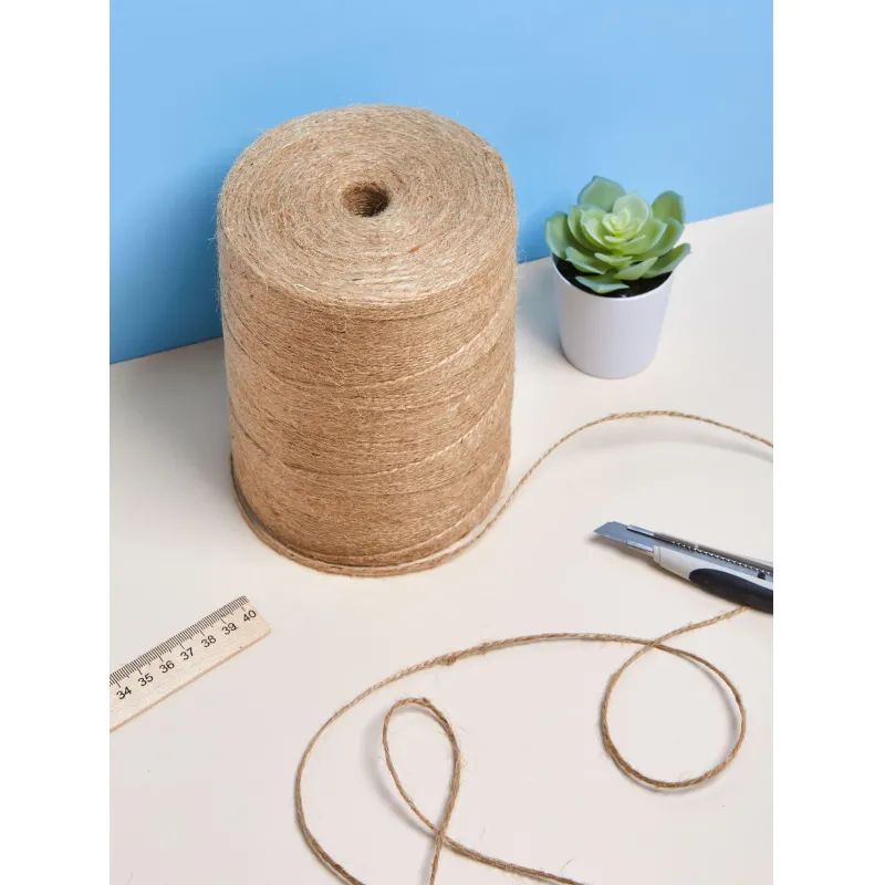 Шпагат джутовый 1,2 ктекс, 1 кг/боб., 800 метров