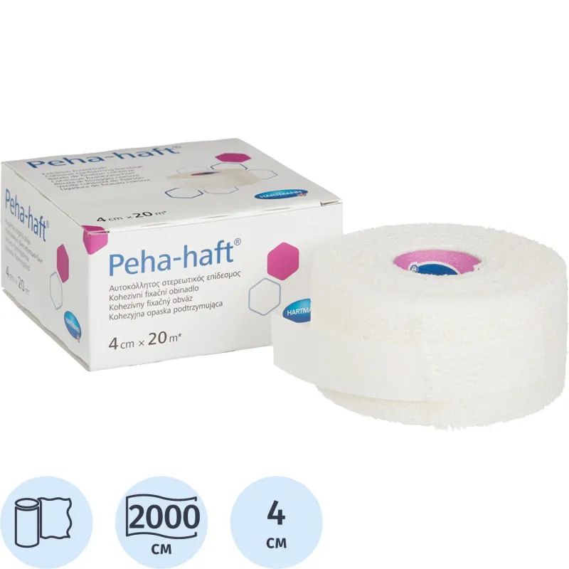 Бинт самофикс эласт 20 м х 4 см, PEHA-HAFT 3000100