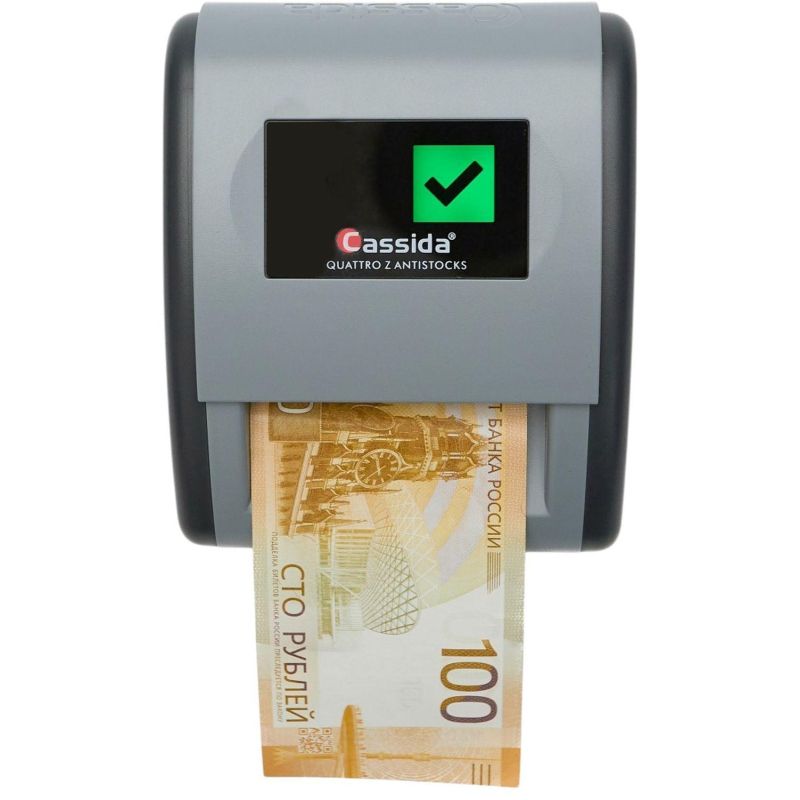 Детектор банкнот Cassida Quattro Z Антистокс LED_RUB