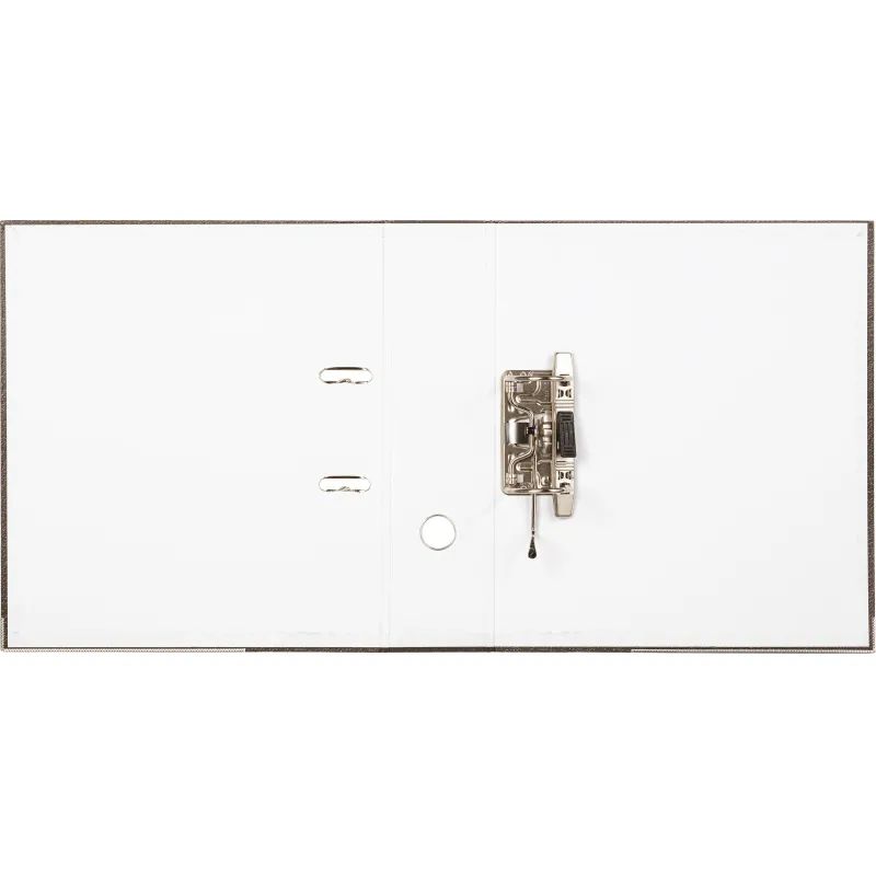 Папка-регистратор мрамор ,80 мм Элементари , мет уголк.,бум./бум.,черн