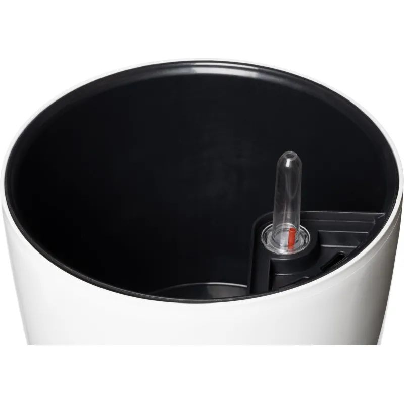 Горшок цветочный с автополивом КОМФОРТ 3,5л белый ПИ-25-9ТХ