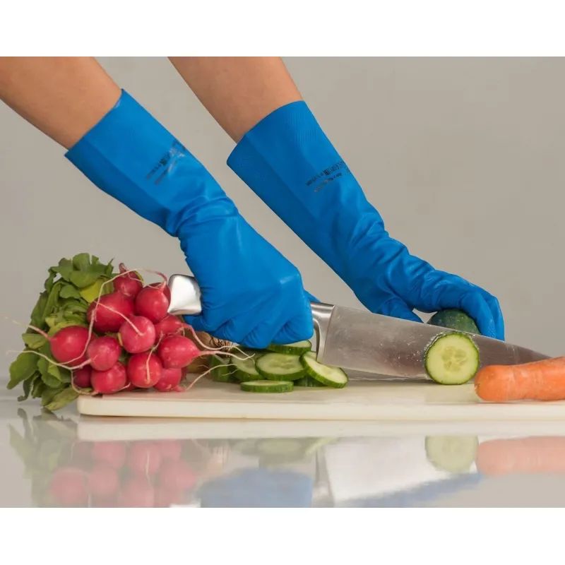 Перчатки резиновые Vileda Profes латекс синий рM 100753/174353,ПС